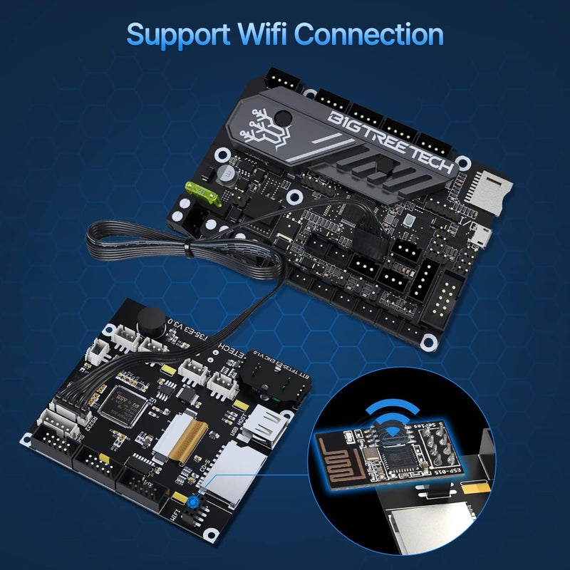 BIGTREETECH SKR Mini E3 V3.0 Control Board +TFT35 E3 V3.0.1 Touch Screen Display 32Bit Silent Board Integrated with TMC2209 UART Stepper Driver Compatible with Ender 3/5 Ender 3 Pro/V2 3D Printer - Image 4